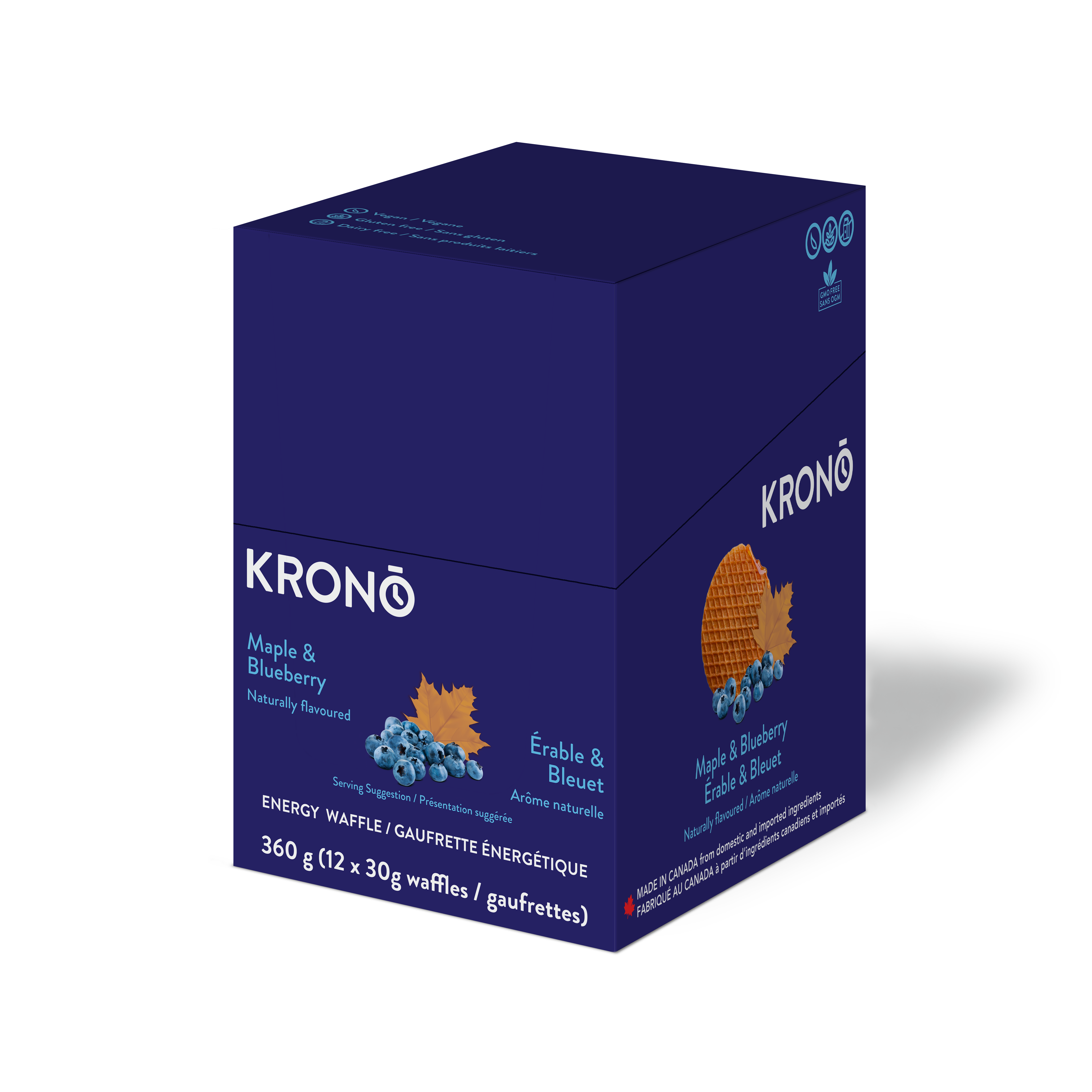 Image KRONO Gaufrette énergétique ÉRABLE BLEUETS